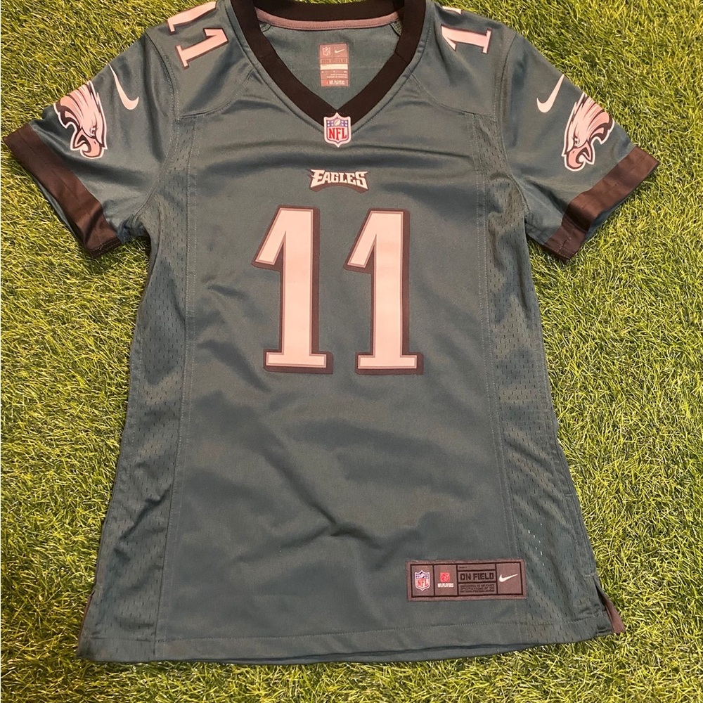 Philadelphia eagles nfl Carson wentz football Nike on field womens jersey sz S